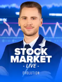 Stock Market by Evolution, live table in the Stake lobby
