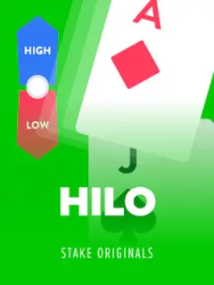 HiLo by Stake Originals, in-house game in the Stake lobby