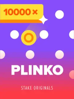 Plinko by Stake Originals, in-house game in the Stake lobby